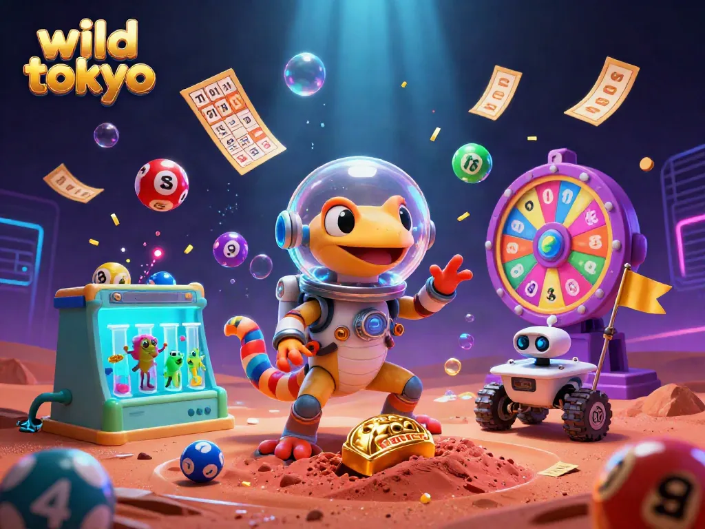 Play exciting games at wild tokyo casino with a vibrant alien scene packed with bonuses!