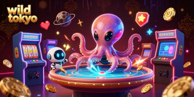 Experience thrilling gameplay at Wild Tokyo Casino with vibrant alien characters and dynamic gaming elements.